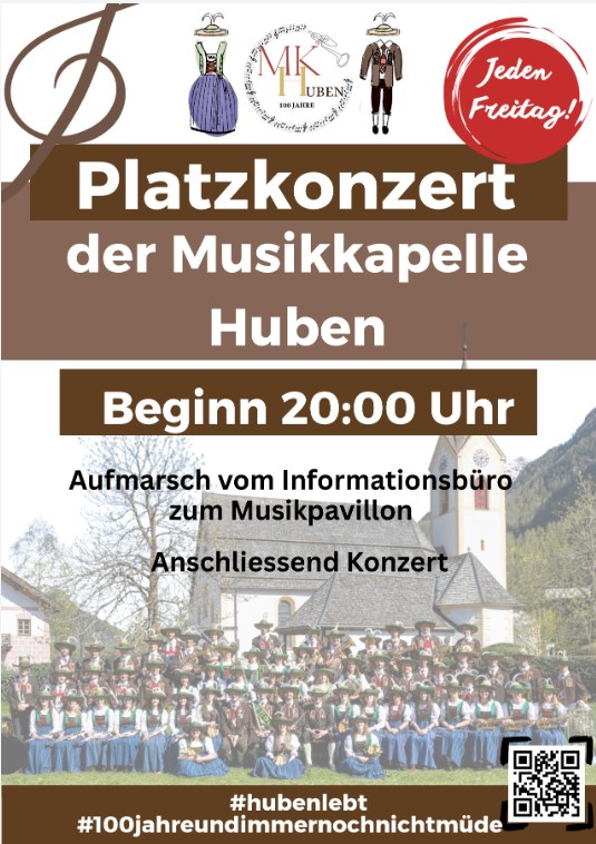 Platzkonzert der MK Huben